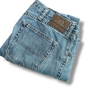 Lee Premium Select Regular Bootcut 38x30 Jeans Mens Light Wash Classic Denim